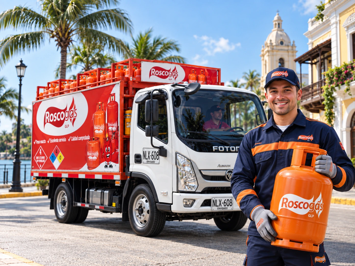 Servicio de distribución de GLP ROSCOGAS